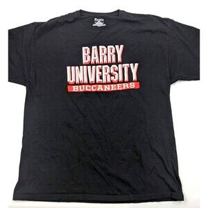 Champion Barry University Buccaneers Tee‎ T-shirt Black Size XXL Mens